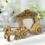 Picture Frame Resin Horse Carriage Design Gold - European Style Place Card Holder & Wedding Party Favor 7"
