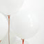 10 Pack 18" Matte Pastel White Helium or Air Latex Party Balloons