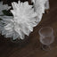 2 Bouquets 20" White Artificial Silk Dahlia Flower Spray Bushes