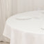Cotton Blend 70" Round Tablecloth White - Wrinkle-Resistant Design for Everyday Use