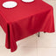 Polyester 60"x102" Rectangle Tablecloth Wine - Durable and Stylish Table Cover