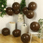 10 Pack Matte Pastel Cinnamon Brown Biodegradable Balloons 18", Round Eco-friendly Thick Latex Party Balloons