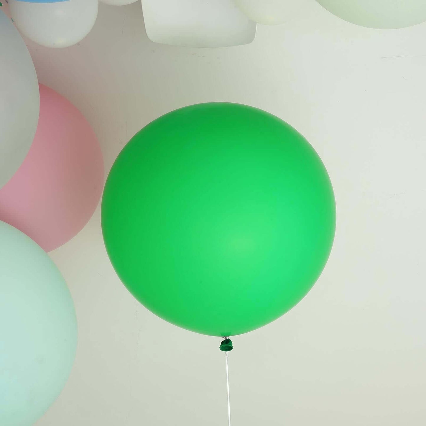 2 Pack 32" Large Matte Green Helium or Air Premium Latex Balloons