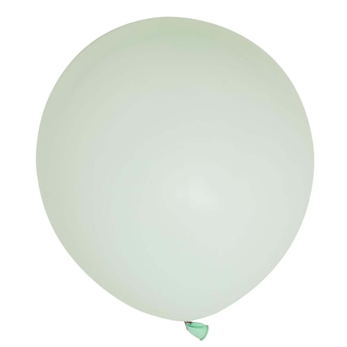 10 Pack 18" Matte Pastel Mint Helium or Air Latex Party Balloons