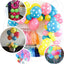 25 Pack 12" Hot Pink and White Fun Polka Dot Latex Party Balloons