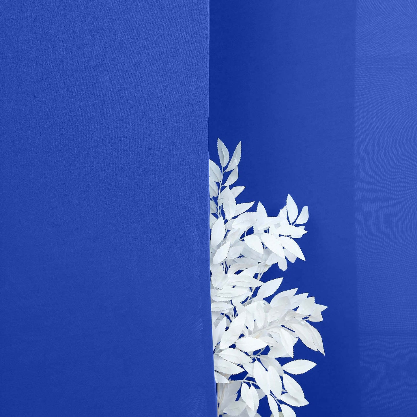 Set of 3 Matte Royal Blue Spandex Fitted Chiara Backdrop Stand Cover For Round Top Wedding Arch - 5ft, 6ft, 7ft