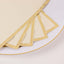 50-Pack Paper Dinner Napkins Ivory with Gold Foil Edge 2 Ply - Stylish Disposable Napkins