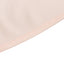 Scuba Round 90" Tablecloth Blush - Wrinkle Free & Stain Resistant Table Cover