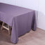 Polyester 72"x120" Rectangle Tablecloth Violet Amethyst - Durable and Stylish Table Cover