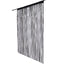 8ft Black Metallic Tinsel Foil Fringe Doorway Curtain Party Backdrop