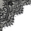 Premium Lace Fabric 15"x117" Table Runner Black - Scalloped Lace Elegance