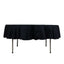 100% Cotton 90" Round Tablecloth Black Linen - Soft & Breathable Table Cover
