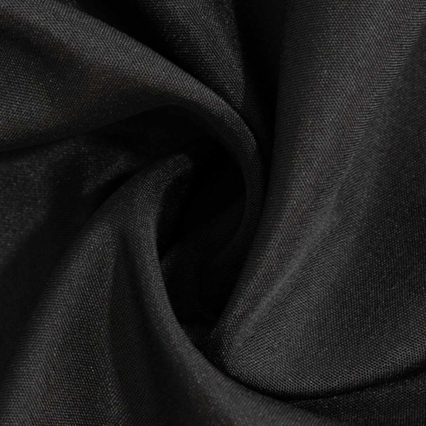 Fitted Polyester 48"x24"x30" Rectangle Tablecloth Black - Durable and Sleek for Events
