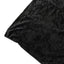 Black Crushed Velvet Backdrop Curtain â€“ 8ft x 8ft Event Drape with Rod Pocket, Privacy Panel for Photo Booths & Events