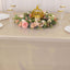 Sequin Dots Polyester 60"x126" Rectangle Tablecloth Shimmering Blush - Wrinkle Free & Sparkling Table Cover