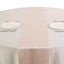Premium Velvet 12"x108" Table Runner Blush - Sheen Finish Reusable Table Decor