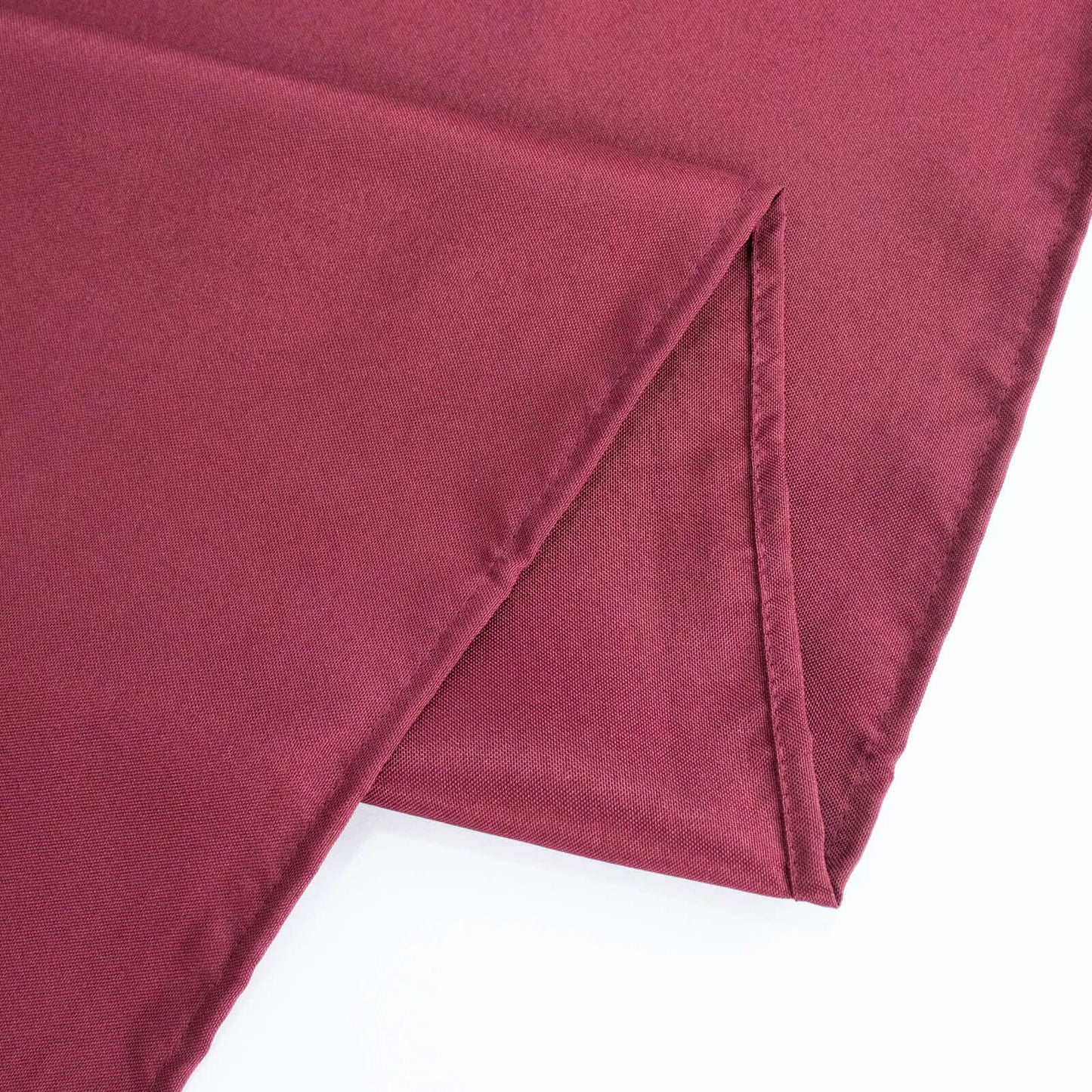Premium Polyester 60"x102" Rectangle Tablecloth Burgundy - Durable 220GSM Wrinkle-Resistant Table Cover