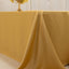 Lamour Satin 90"x156" Rectangle Tablecloth Champagne - Luxurious, Soft Seamless Table Cover