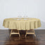 Polyester 90" Round Tablecloth Champagne - Stain & Wrinkle-Resistant Table Cover