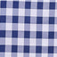 Polyester 54"x54" Square Tablecloth White/Navy Blue - Checkered Buffalo Plaid Design for Casual Table Settings