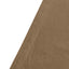 Set of 4 Matte Taupe Spandex Half Moon Chiara Backdrop Stand Covers, Custom Fitted Wedding Arch Covers - 2.5ft,5ft,6ft,7ft