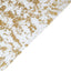 Mesh Polyester 108" Table Runner Roll Metallic Gold Distressed Foil Printing Design - Disposable Stylish Party Table Decor