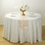 5 Pack Organza Mesh 11"x108" Table Runner Rolls White with Gold Foil Leaf Vines - Disposable Stylish & Chic Table Decor
