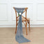 5 Pack Cheesecloth Gauze 16"x88" Chair Sashes Dusty Blue - Boho Chair Decorations