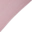 Stretch Spandex 6ft Rectangle Tablecloth Dusty Rose - Durable Form-Fitting Table Cover for Events & Presentations