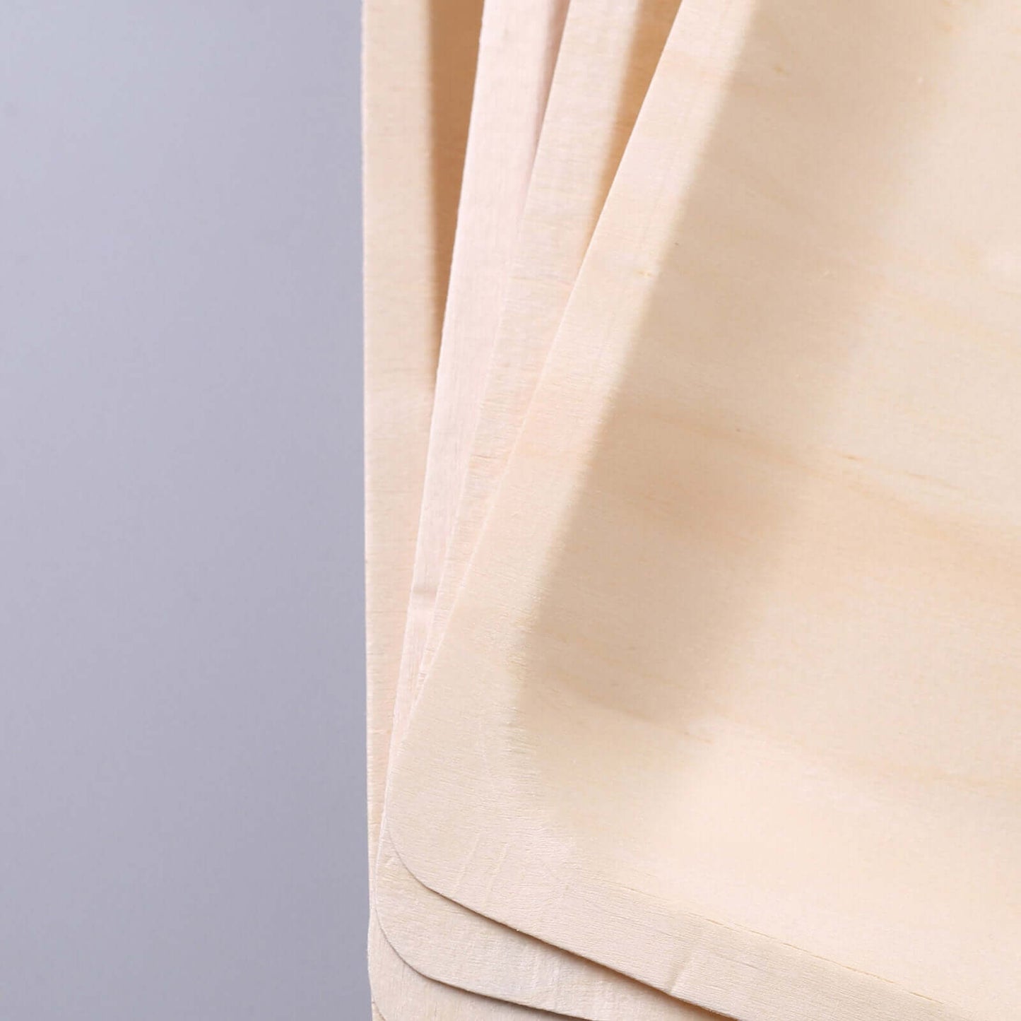 25-Pack Birchwood 5"x8" Rectangle Dessert Serving Plates - Natural Eco Friendly Wooden Disposable Plates for Farmhouse-Style Events, Parties & Gatherings