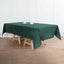 Polyester 60"x102" Rectangle Tablecloth Hunter Emerald Green - Durable and Stylish Table Cover