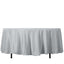 Polyester 108" Round Tablecloth Silver - Wrinkle-Resistant Table Cover