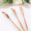 24-Pack Plastic Knives Glossy Rose Gold - Premium Heavy Duty Disposable Flatware Cutlery 8"