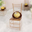 25 Pack Clear and Gold PVC Chiavari Chair-Shaped Party Favor Candy Gift Boxes - 2"x5"