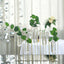 Set of 5 Wedding Centerpieces Gold Frame Conjoined Geometric Design - Test Tube Hydroponic Vases 12"