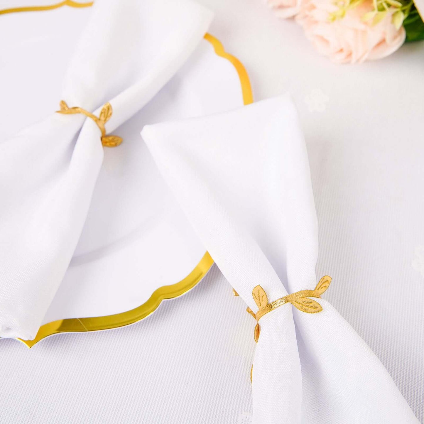 67ft Olive Gold Leaf Ribbon Trim, Artificial Vines Leaf Garland For DIY Craft Party Wedding Home Decor