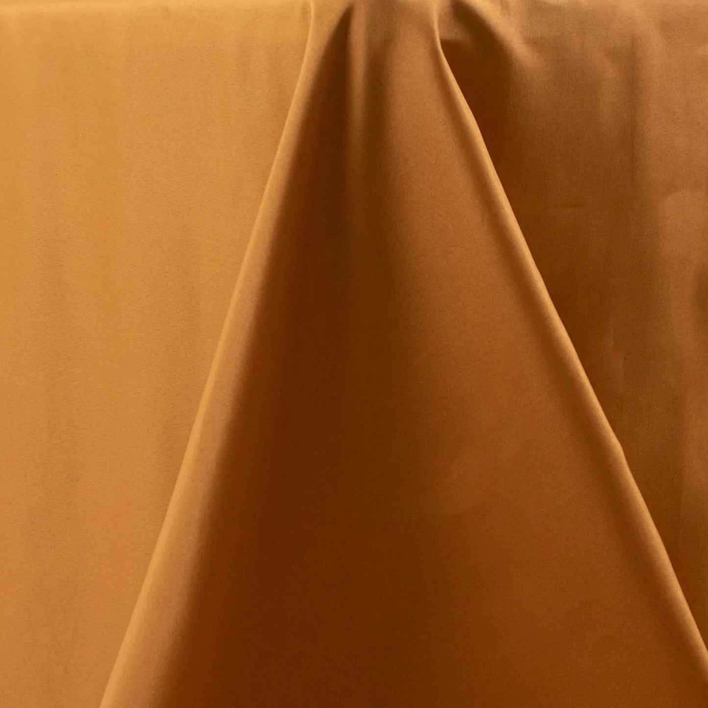 Premium Polyester 90"x156" Rectangle Tablecloth Gold - Seamless 220GSM Stain-Resistant Design for Classy Events