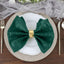 5 Pack Taffeta 20"x20" Napkins Hunter Emerald Green - Accordion Crinkle Dinner Napkins