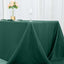 Premium Polyester 90"x156" Rectangle Tablecloth Hunter Emerald Green - Seamless 220GSM Stain-Resistant Table Cover