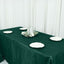Taffeta 90"x156" Rectangle Tablecloth Hunter Emerald Green - Accordion Crinkle Seamless Table Cover