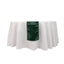 Lamour Satin 12"x108" Table Runner Hunter Emerald Green - Smooth & Lustrous Finish
