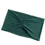 5 Pack Spandex Chair Sashes Hunter Emerald Green Ruffled Style - Wide Easy to Use Stretch Chair Bands 8"x13"