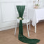 5 Pack Cheesecloth Gauze 16"x88" Chair Sashes Hunter Emerald Green - Boho Chair Decorations