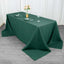 Premium Polyester 90"x132" Rectangle Tablecloth Hunter Emerald Green - Seamless 220GSM Stain-Resistant Design