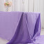 Premium Polyester 90"x156" Rectangle Tablecloth Lavender Lilac - Seamless 220GSM Stain-Resistant Table Cover