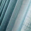 2 Pack Handmade Light Blue Faux Linen Curtains 52"x64", Curtain Panels With Chrome Grommets