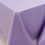 Lamour Satin 90"x156" Rectangle Tablecloth Lavender Lilac - Luxurious, Soft Seamless Table Cover