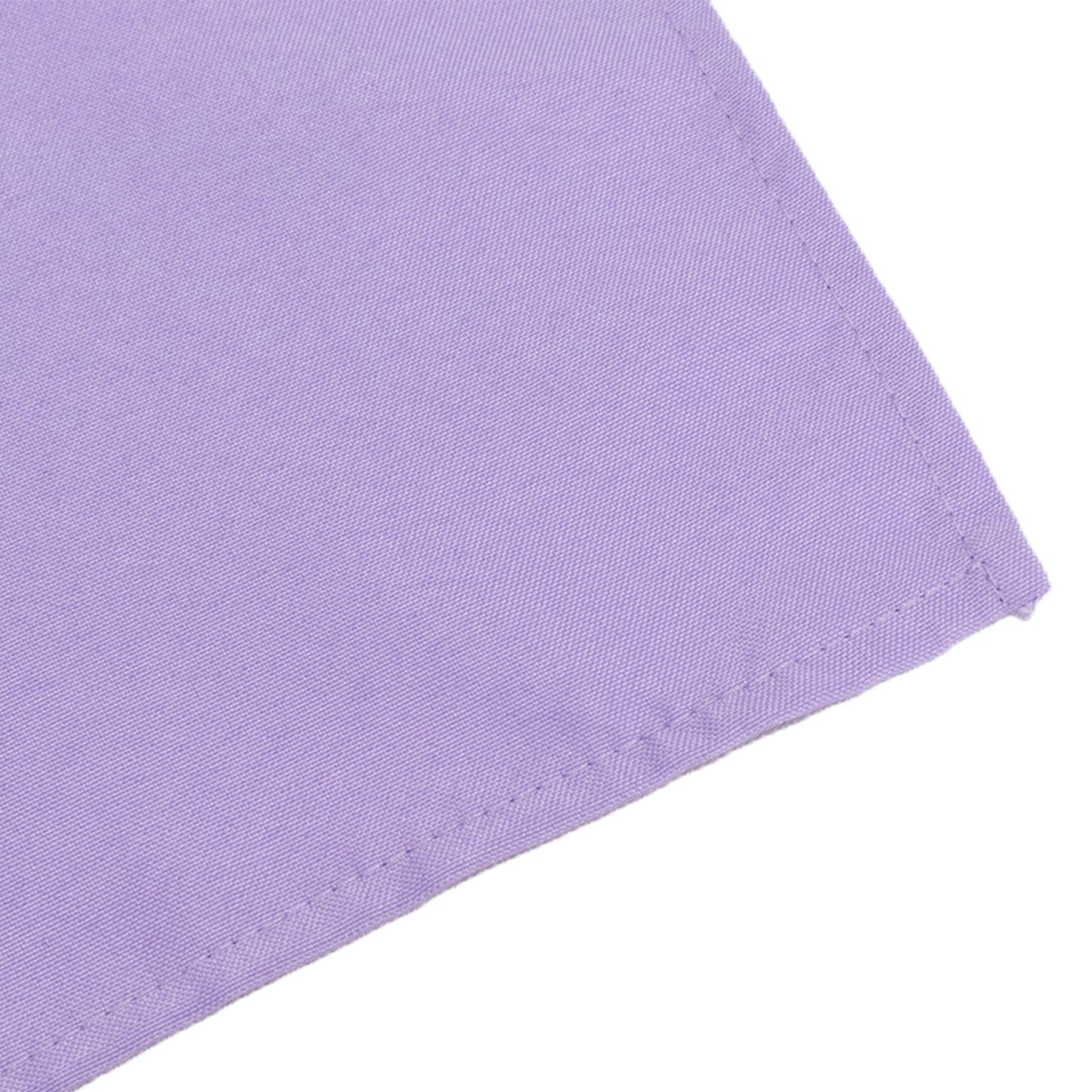 Premium Polyester Square Tablecloth 70"x70" Lavender Lilac 220GSM Wrinkle-Resistant Table Cover