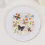 50-Pack Paper Beverage Napkins with Field Herbs and Butterfly Print Ivory - 2 Ply Disposable 18GSM Garden Party Napkins 6.5"x6.5"