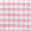 Polyester 108" Round Tablecloth White/Rose Quartz - Checkered Buffalo Plaid Design for Stylish Celebrations